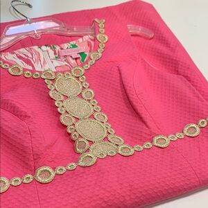 Lilly Pulitzer Pink Rosie Shift Dress Size